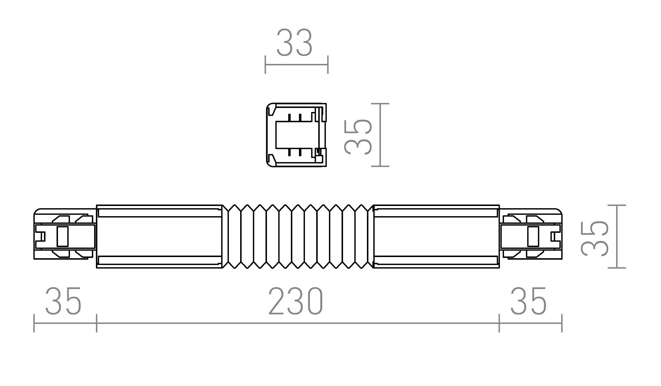 EUTRAC ligação flexível - Product sketch