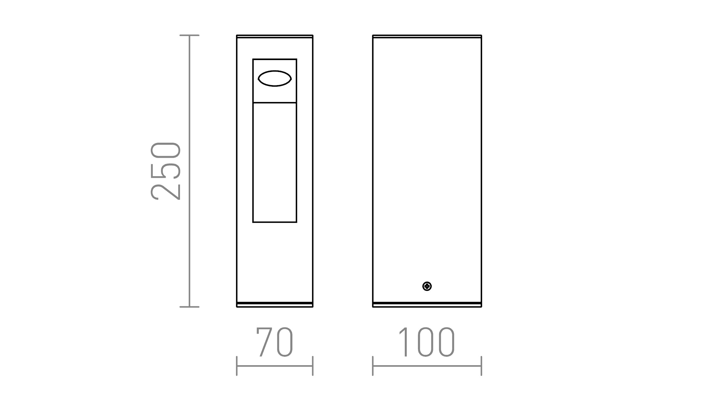 TREEZA LED 25 stojanová lampa - Product sketch