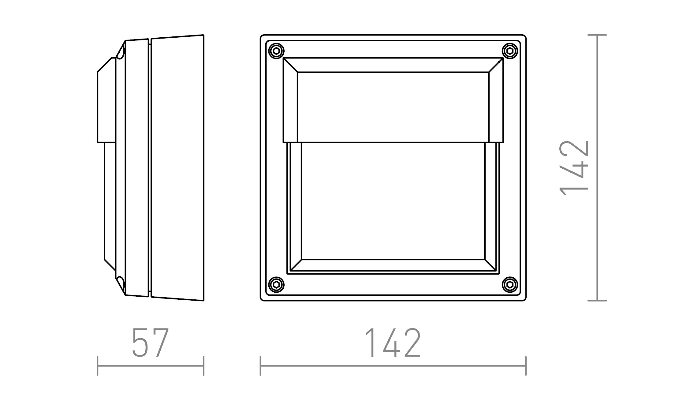 DELTA 145 NÁSTĚNNÁ - Product sketch