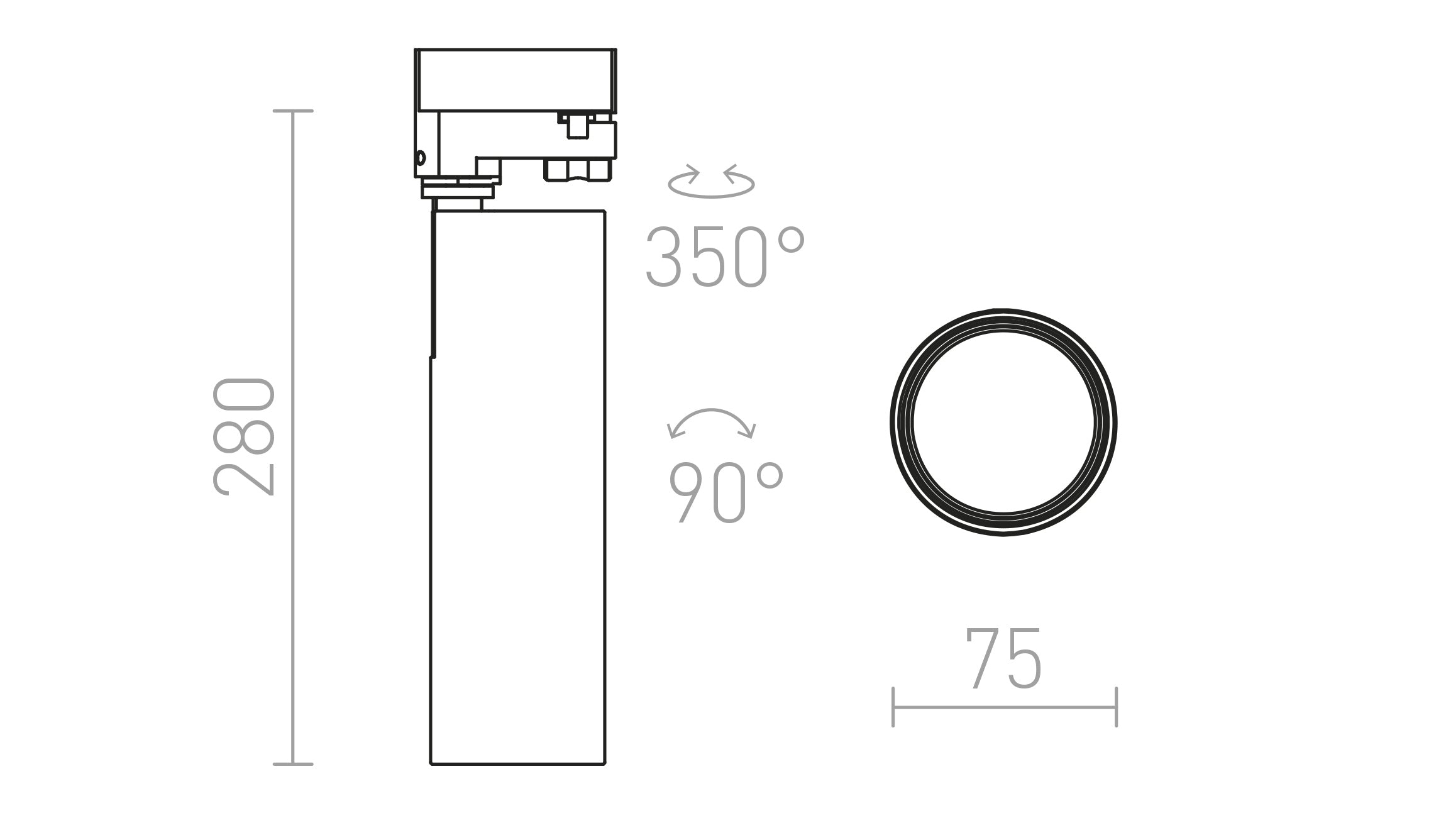 BAHIA za 3F tirni sistem - Product sketch