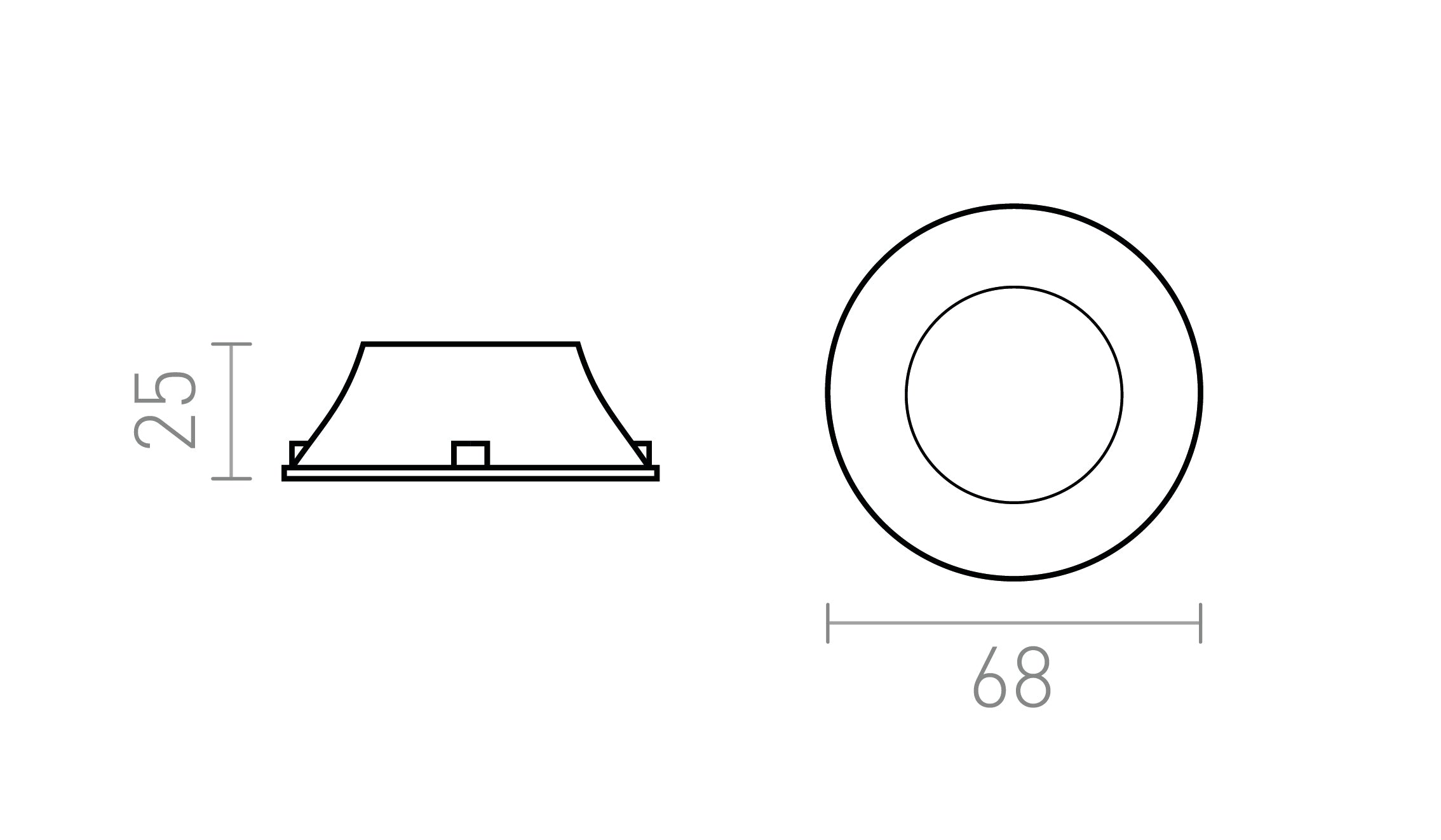 AUGUSTA reflector decorativo - Product sketch