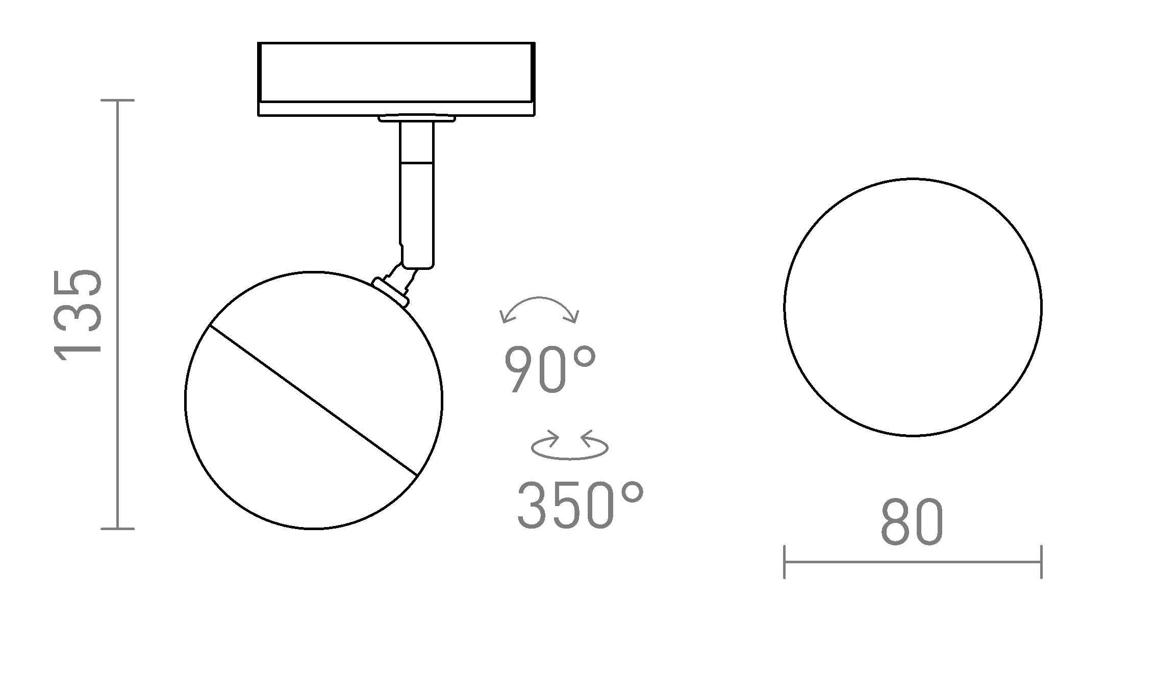 LYRA PRO 1-OKRUH. LIŠTU - Product sketch