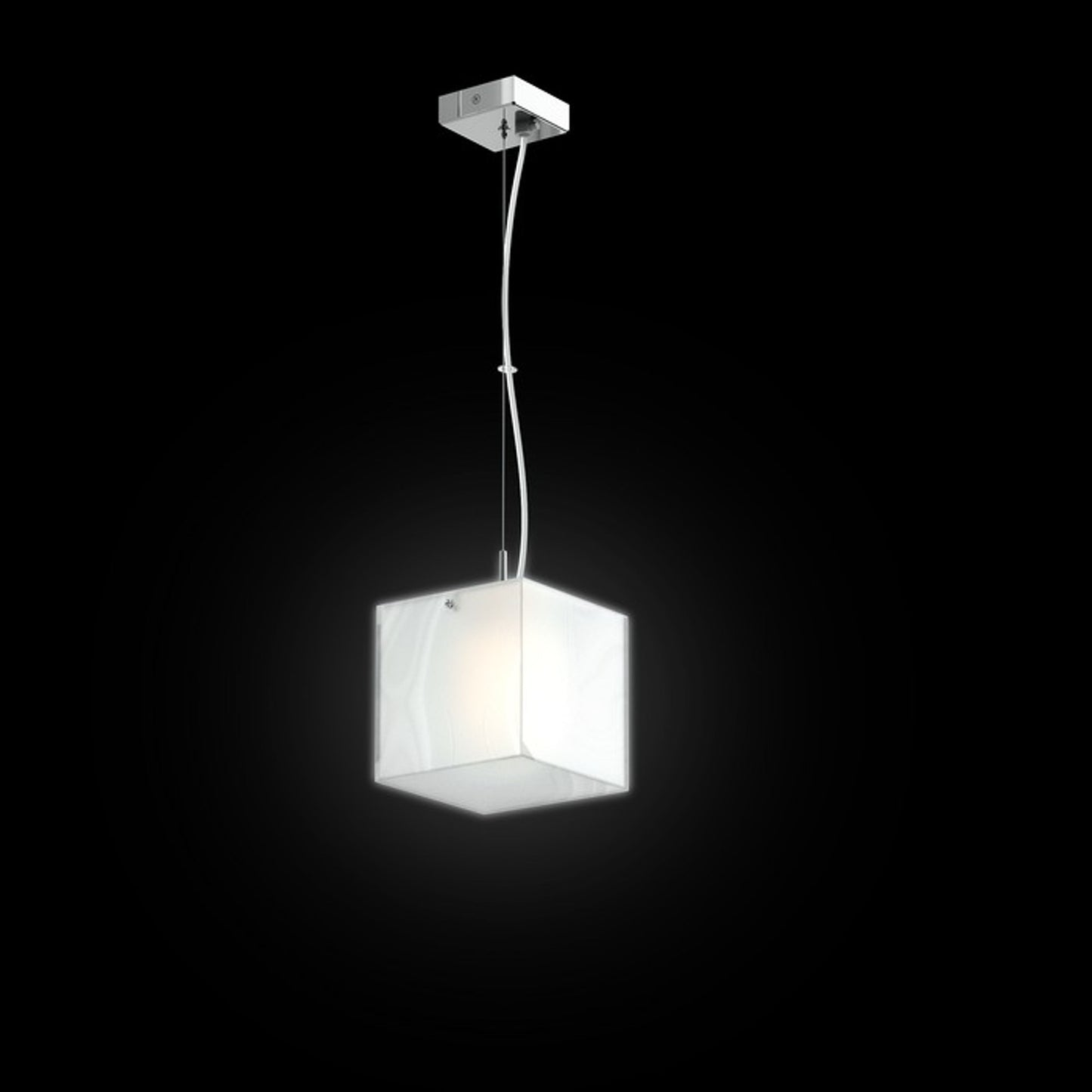 RENDL Outlet LUCIA 15x15 pendant satinated glass/chrome 230V LED G9 5W R10628 3