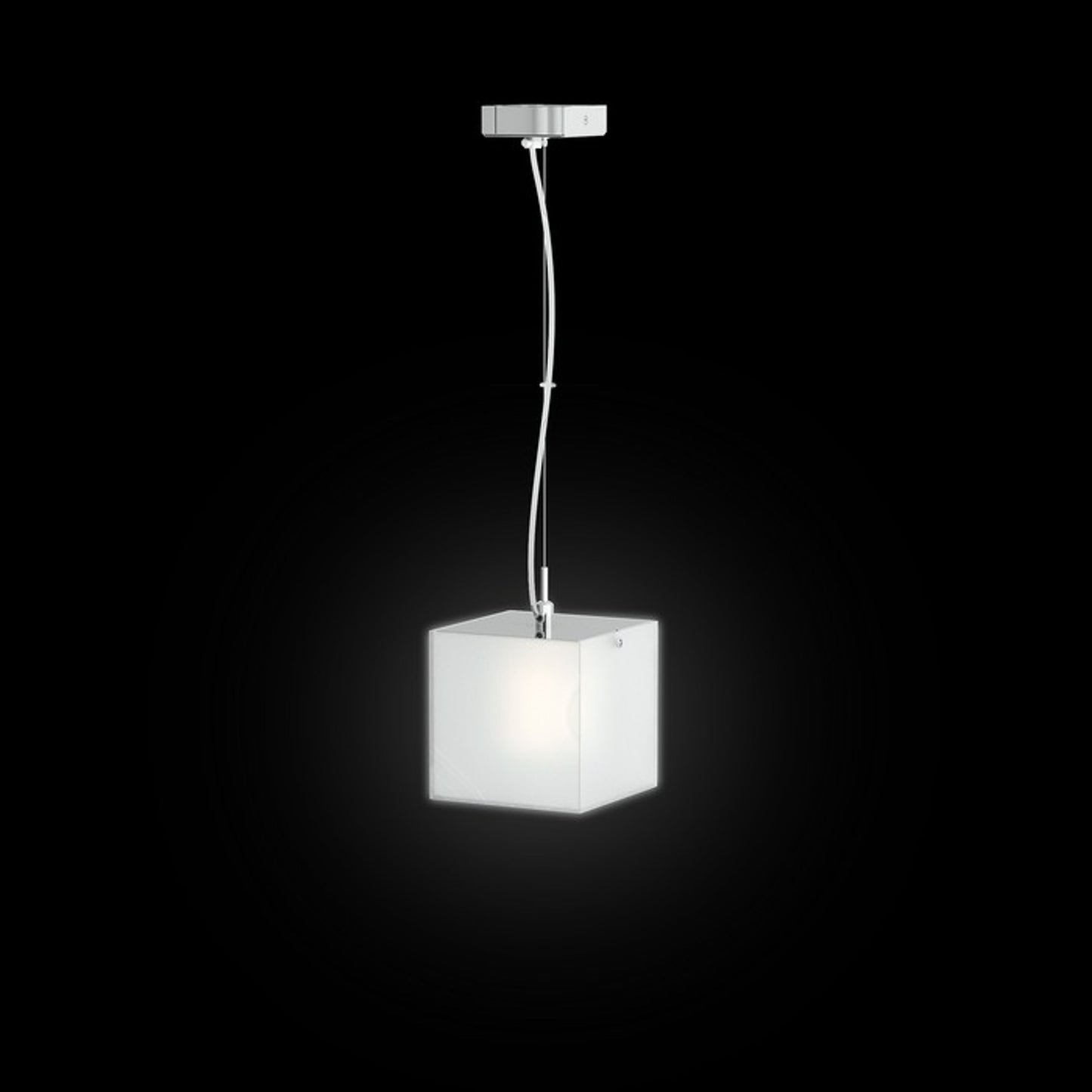 RENDL Outlet LUCIA 15x15 pendant satinated glass/chrome 230V LED G9 5W R10628 8
