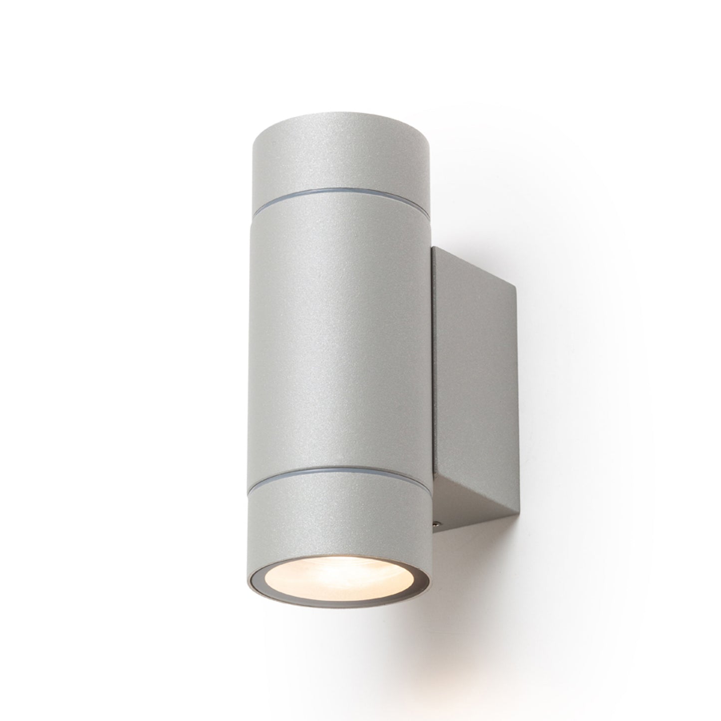 RENDL outdoor lamp MIZZI NEW II wall silver grey 230V LED GU10 2x8W IP65 R13797 1