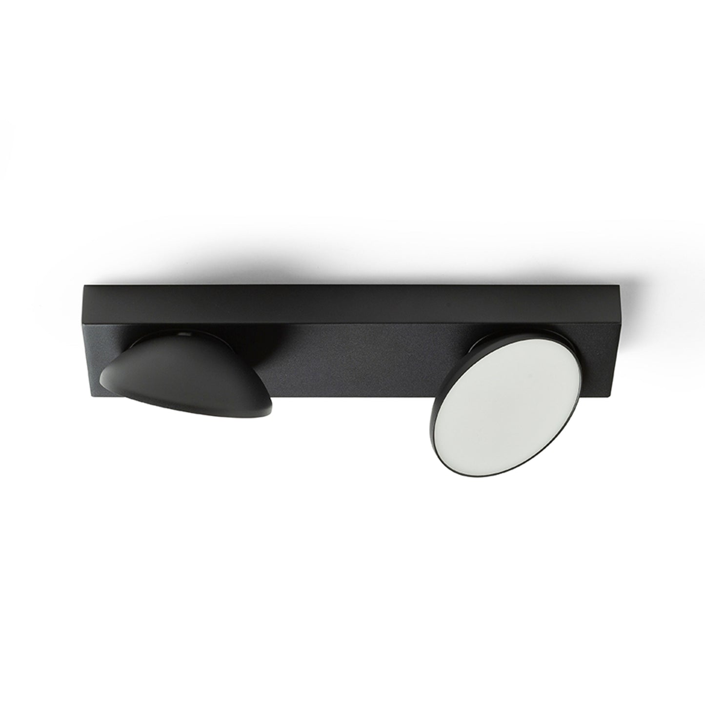 RENDL spotlight ELISEO II surface mounted black 230V LED 2x5W 3000K R13917 5