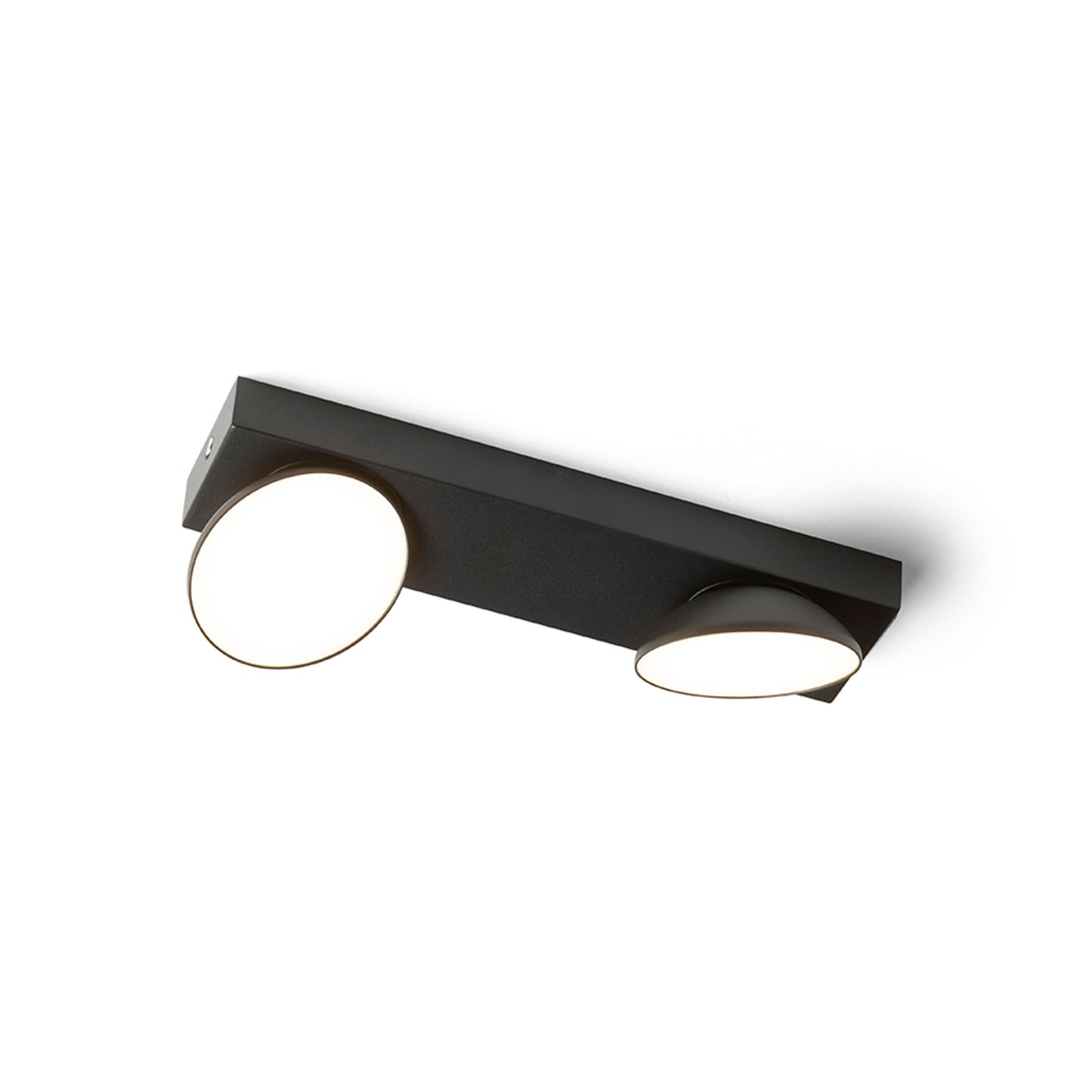 RENDL spotlight ELISEO II surface mounted black 230V LED 2x5W 3000K R13917 6