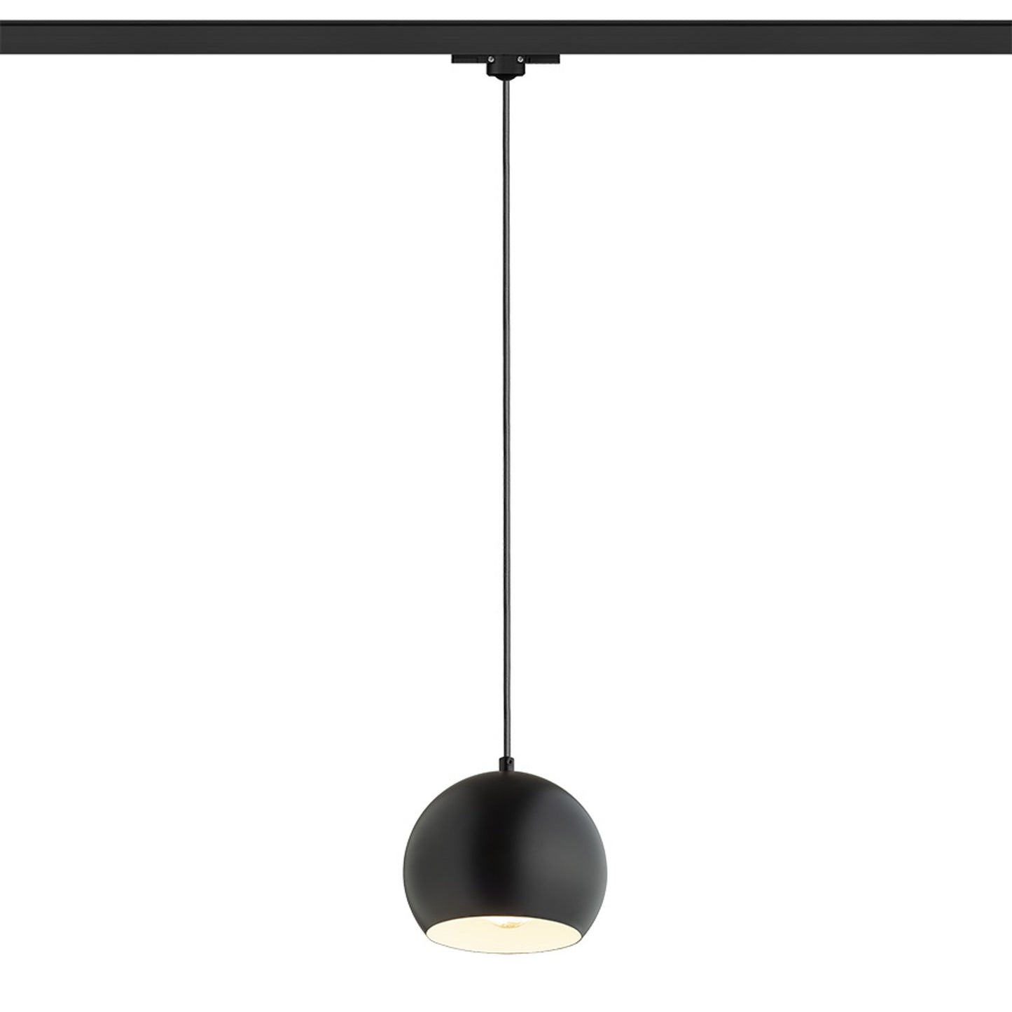 RENDL 3-circuit track system AGNETA for 3-circuit tracks pendant black 230V LED E27 11W R13975 1
