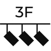 3F lišty zápustné