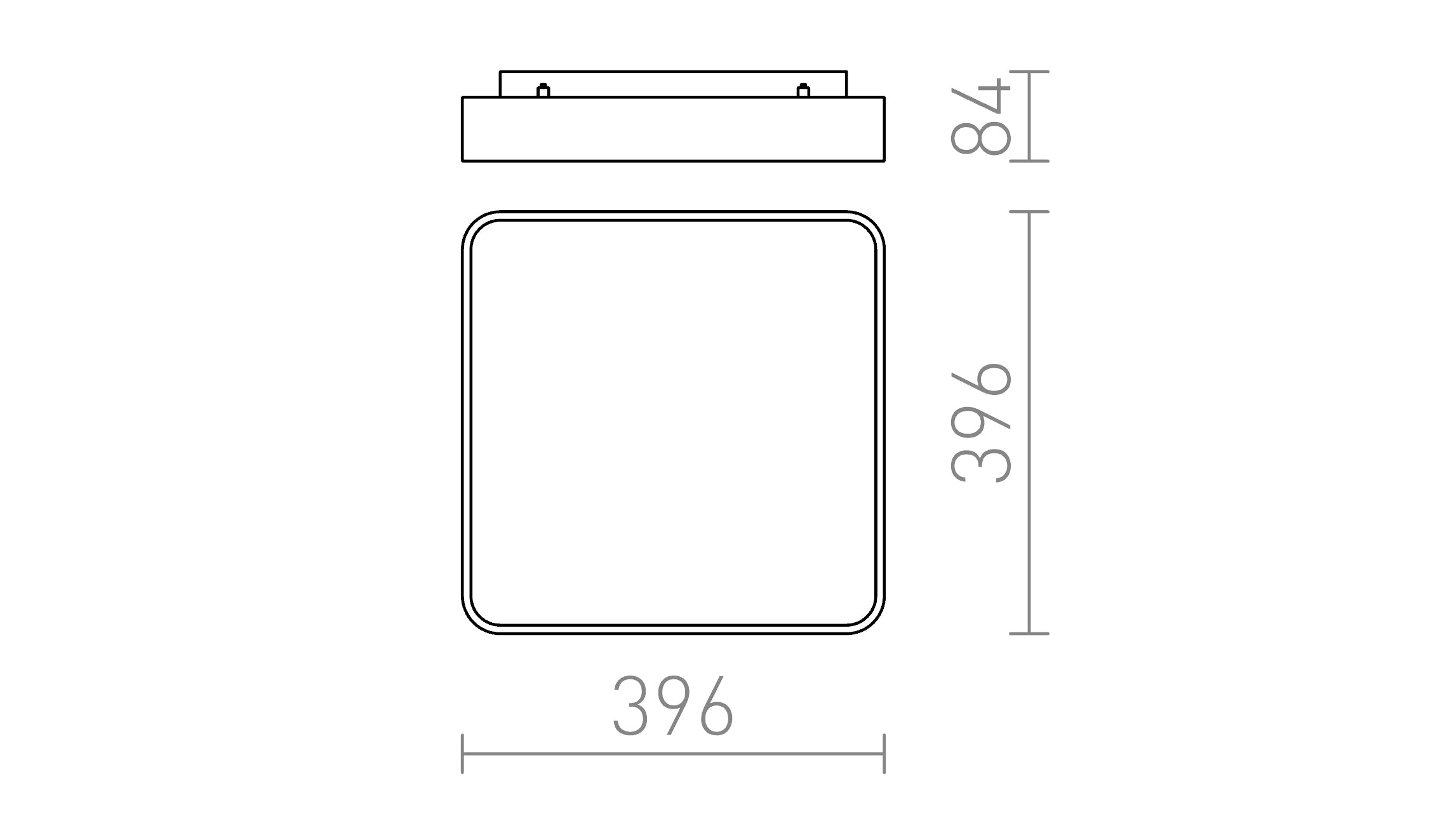 MENSA SQ 40 STROPNÍ - Schéma produktu