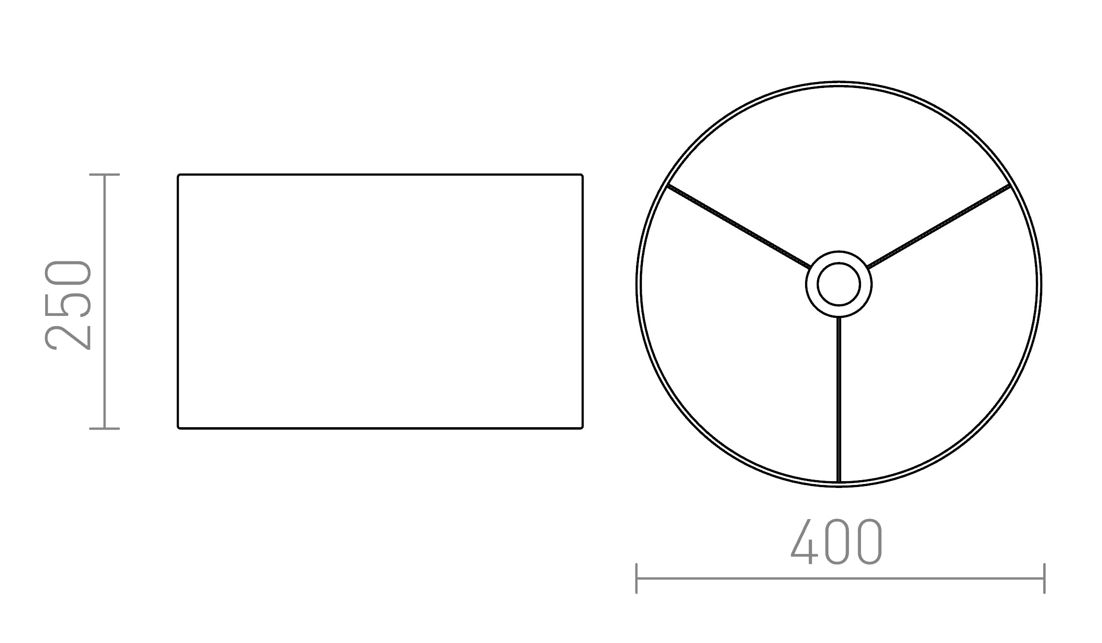 RON 40/25 - Schéma produktu