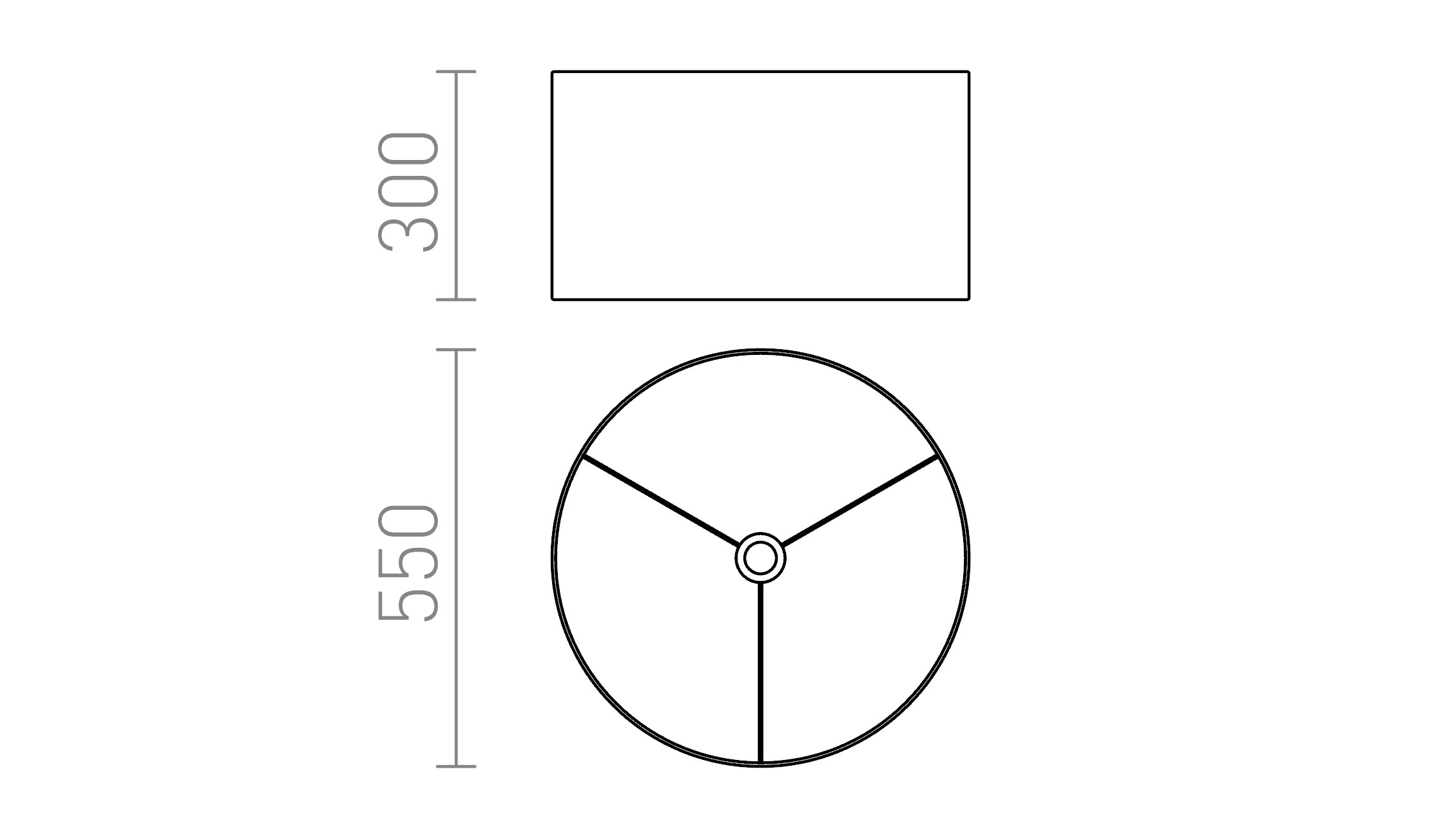 RON 55/30 - Schéma produktu