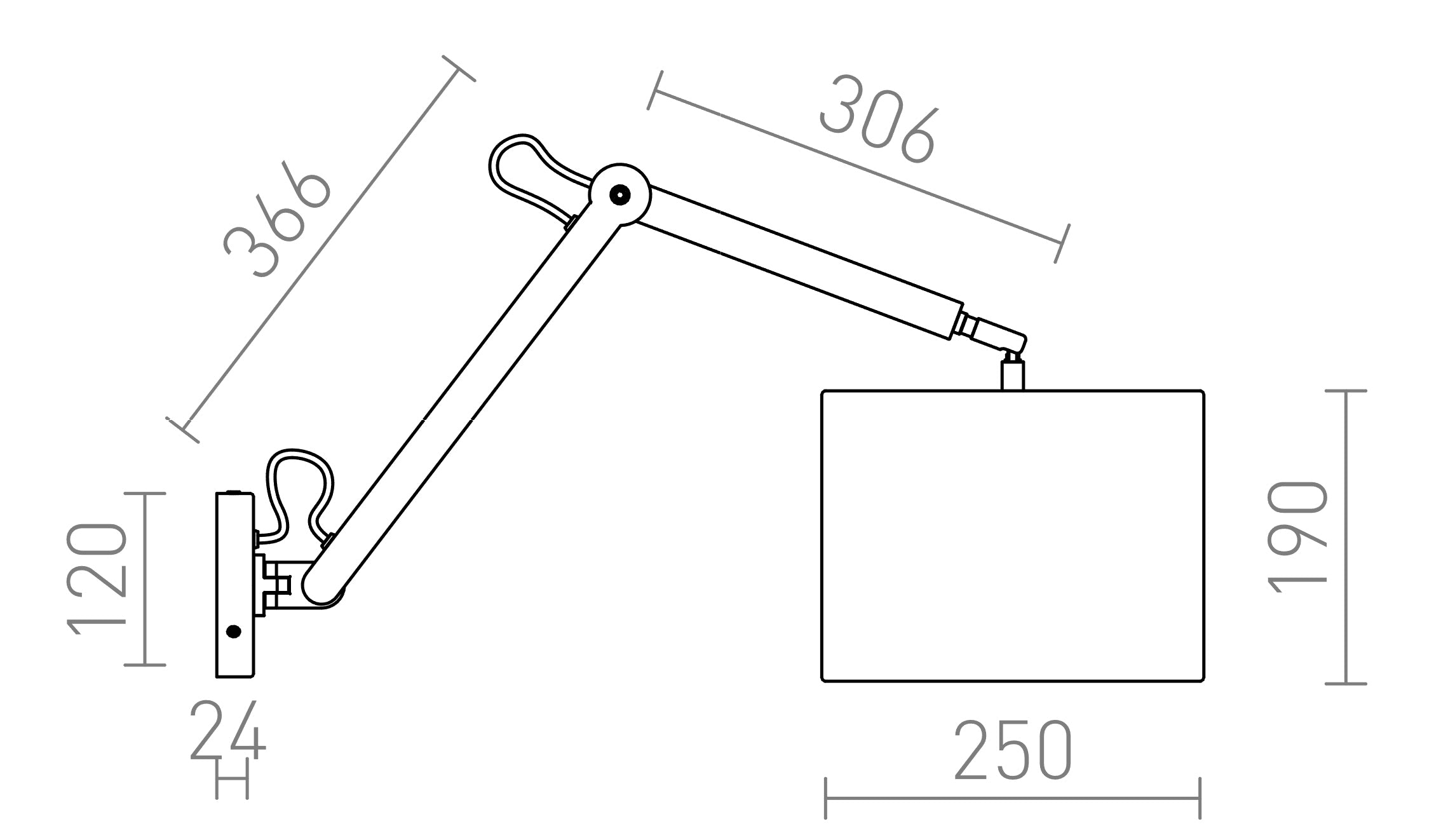 MADISON NÁSTĚNNÁ - Schéma produktu