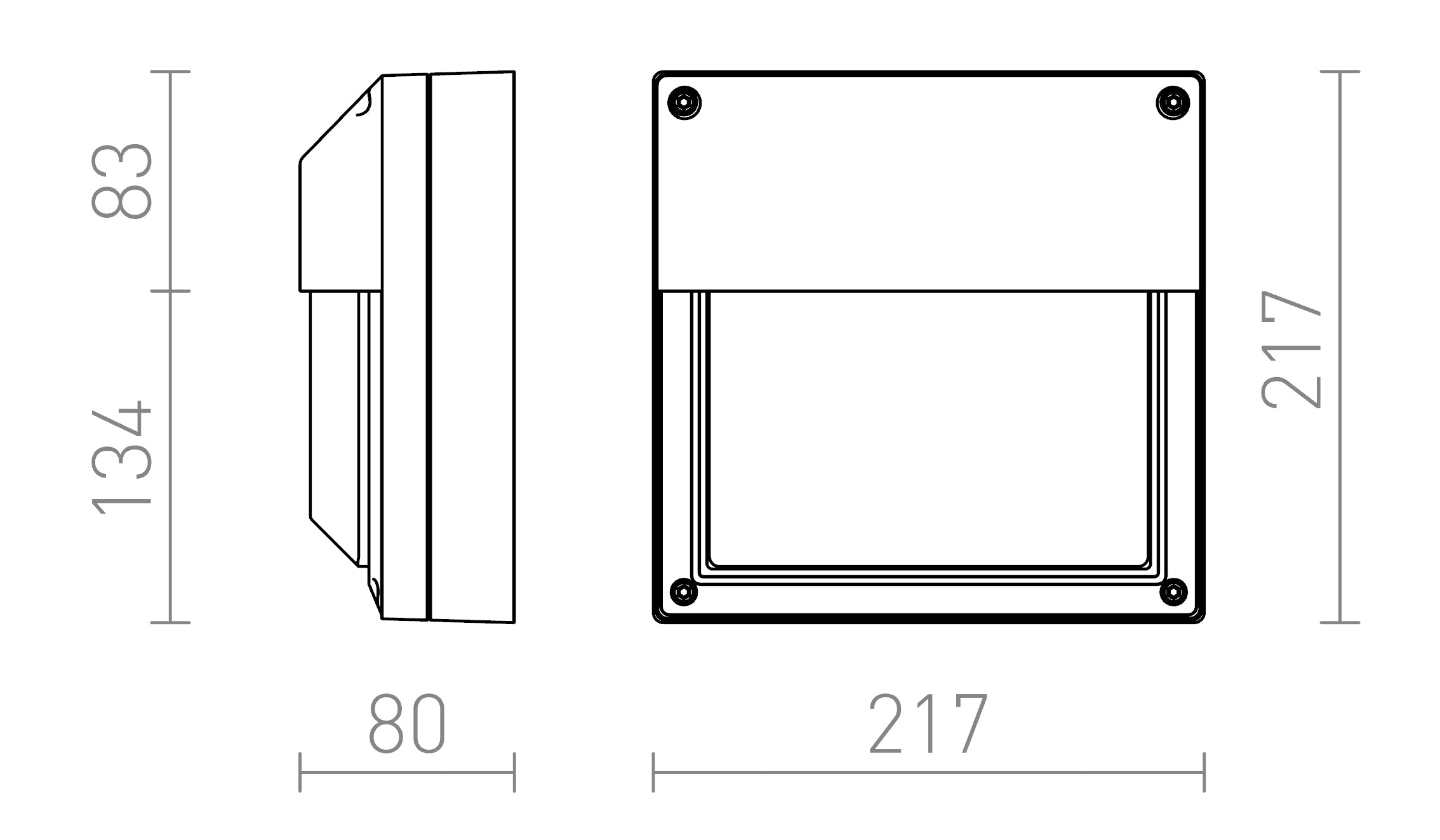 DELTA 215 NÁSTĚNNÁ - Schéma produktu