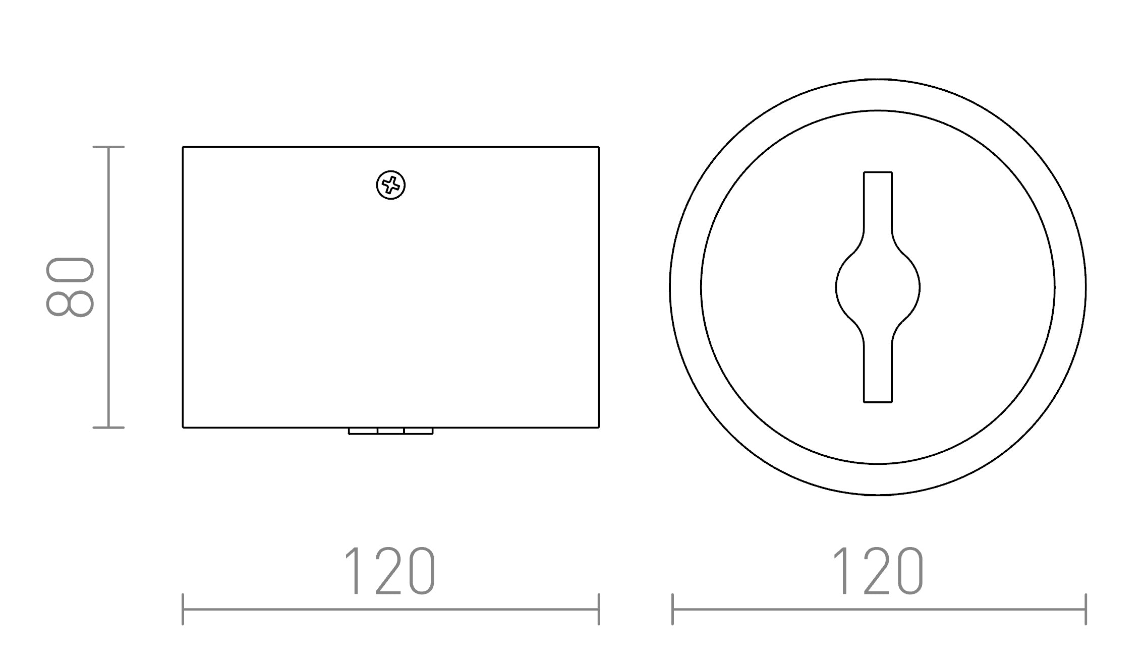 KELLY LED STROPNÍ - Schéma produktu