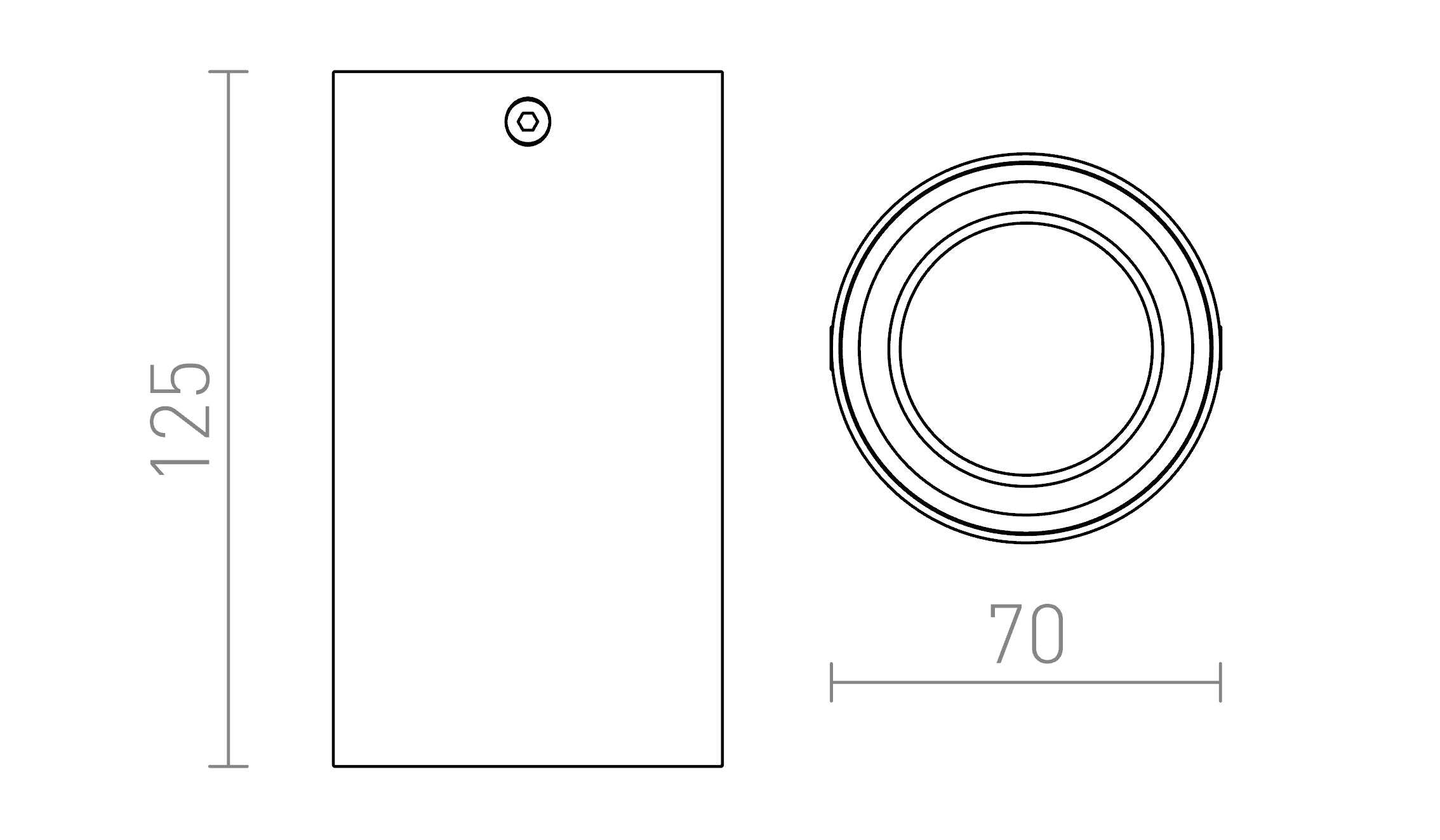 TUBA STROPNÍ - Schéma produktu