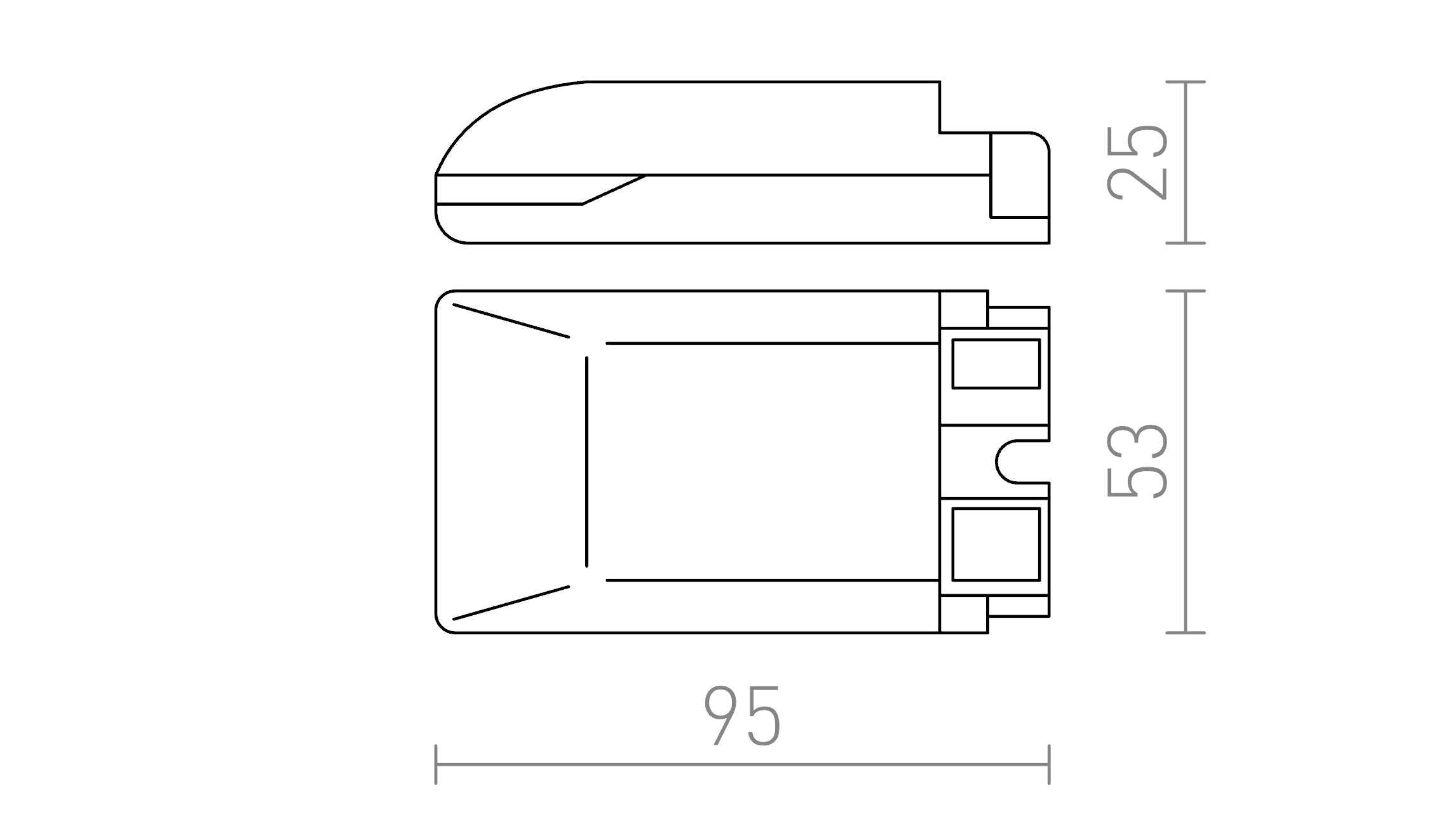 DRIVER 700mA DIMM - Schéma produktu