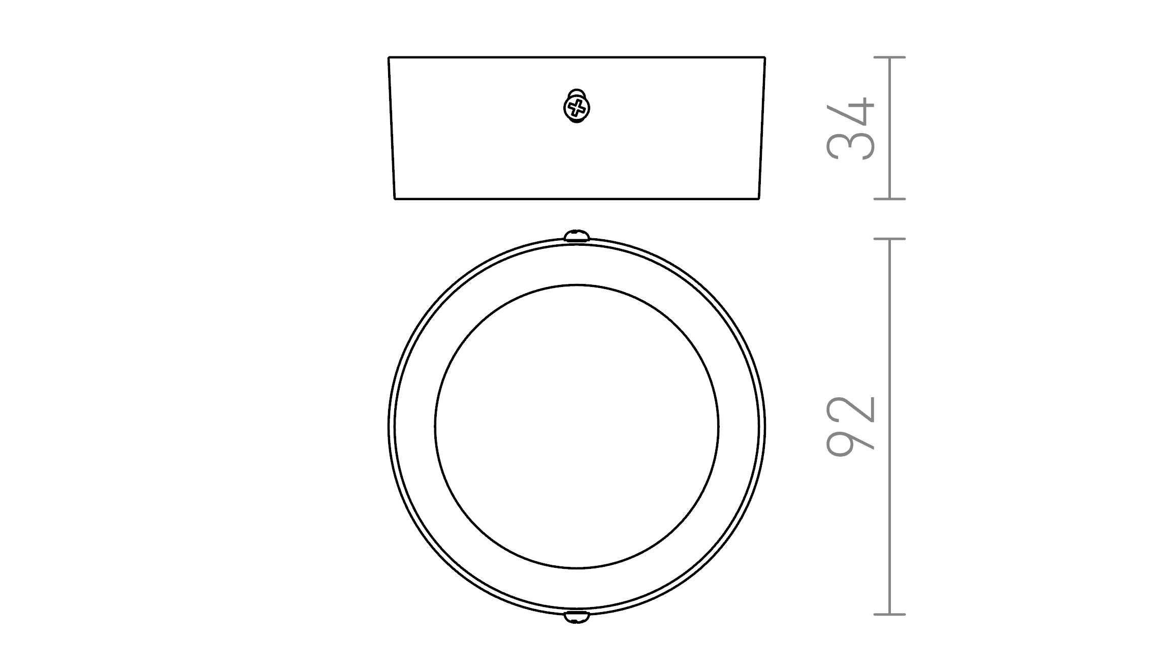 HUE R 9 DIMM STROPNÍ - Schéma produktu