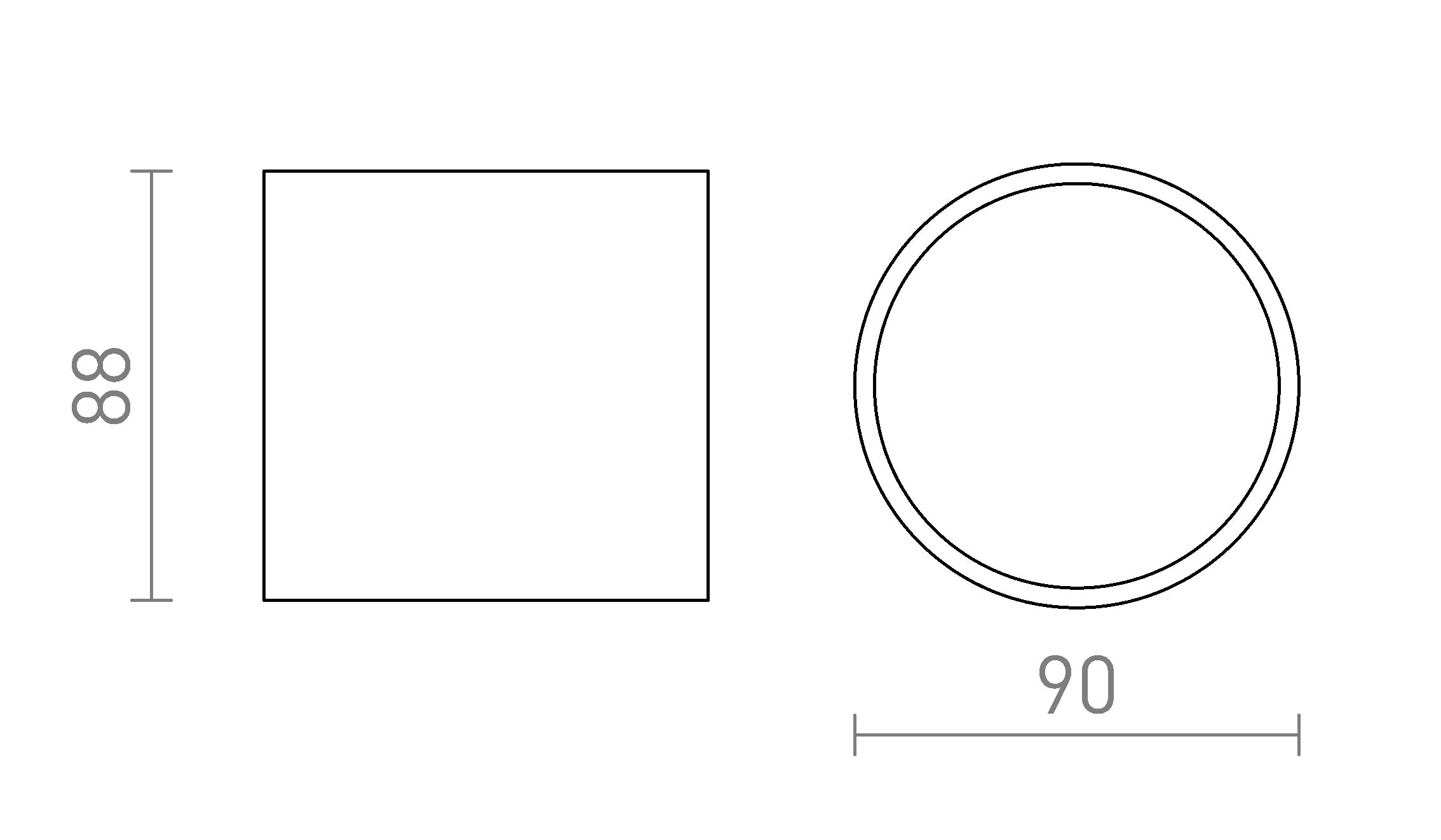 SENZA R - Schéma produktu