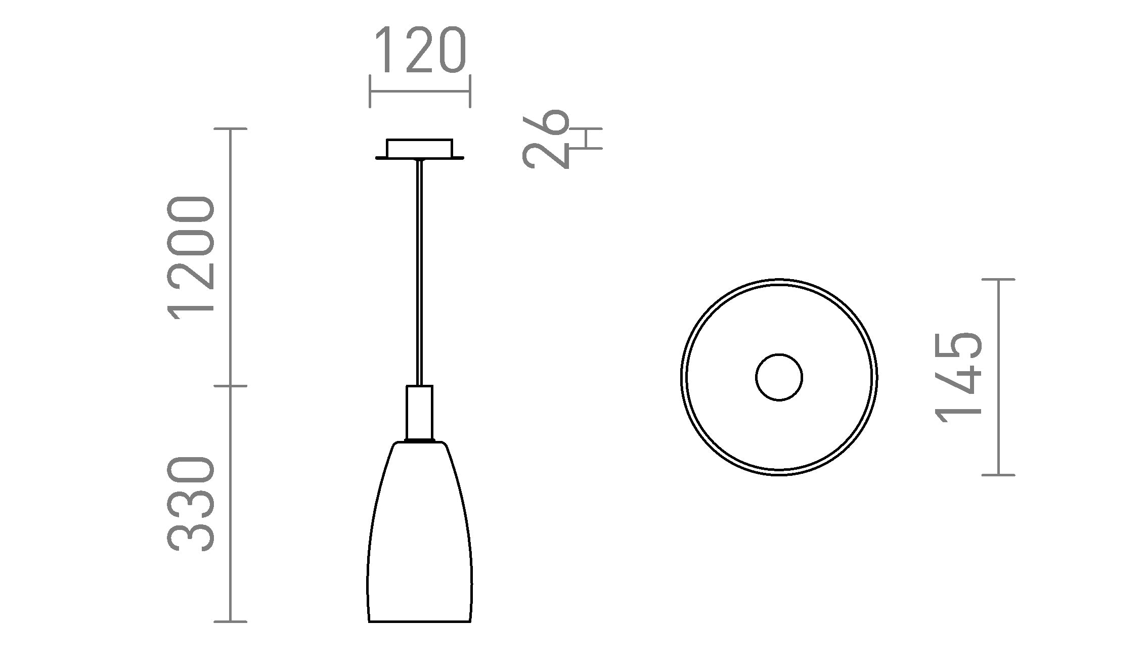 BELLINI E14 - Schéma produktu