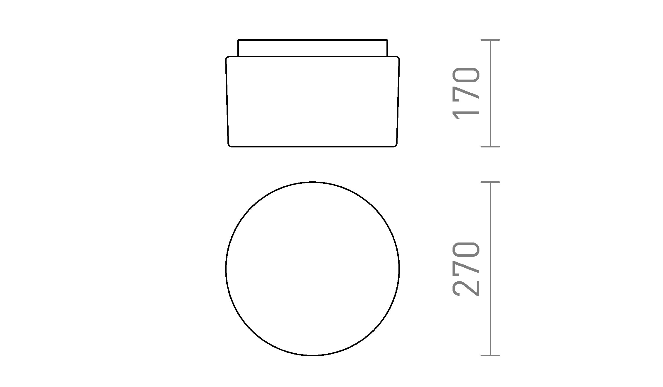 ARANA R 27 - Schéma produktu
