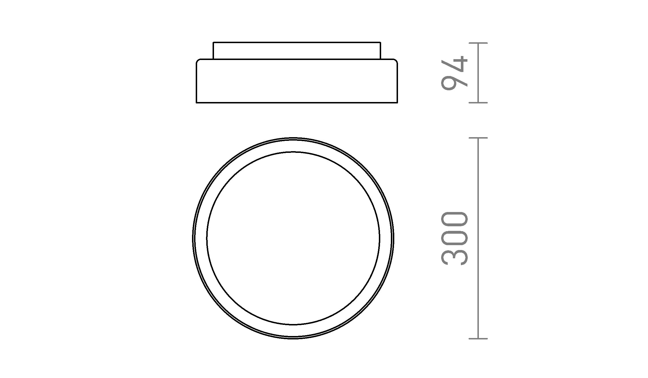 VENICE LED 30 - Schéma produktu