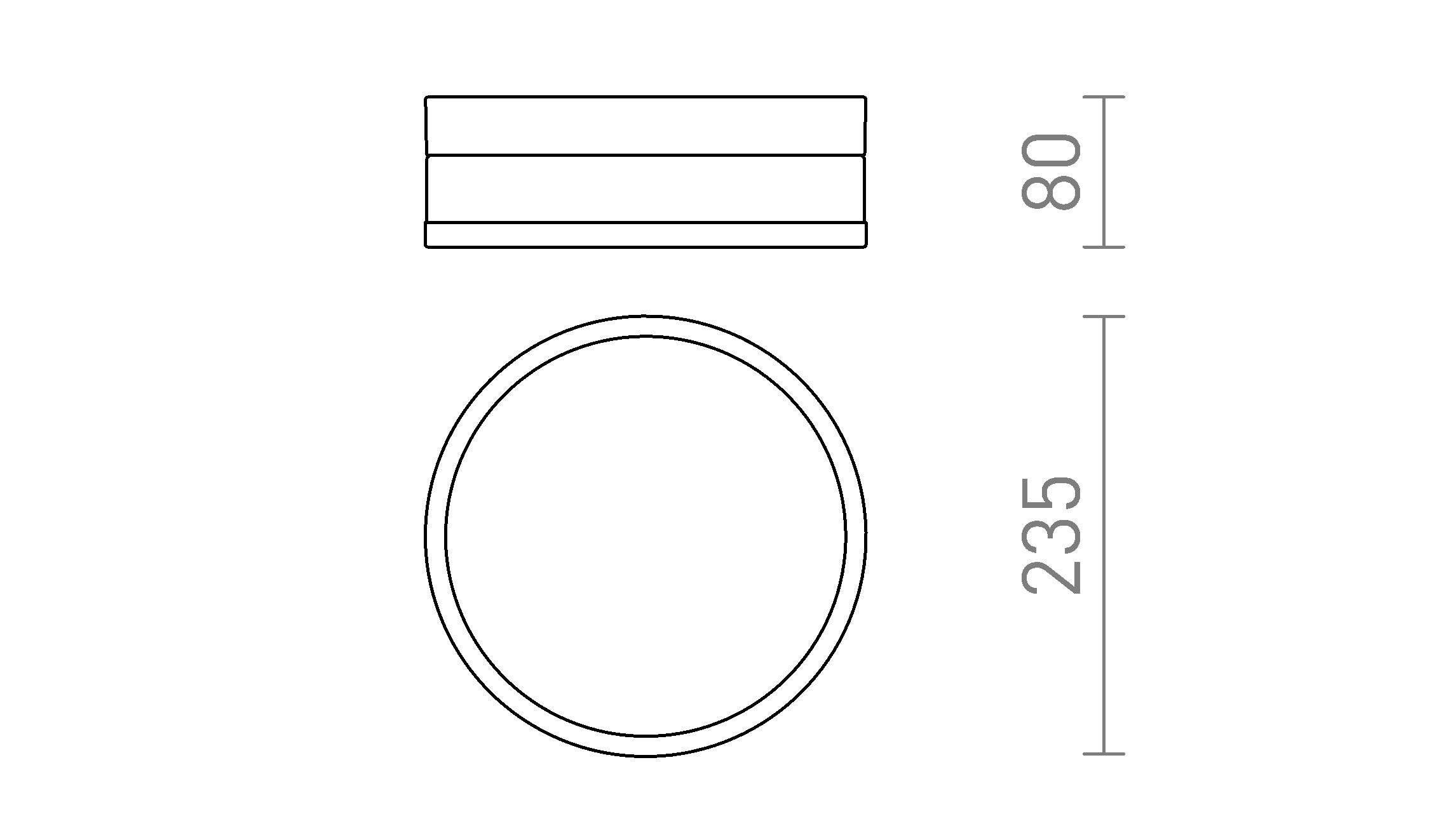 CIRA LED 23 - Schéma produktu