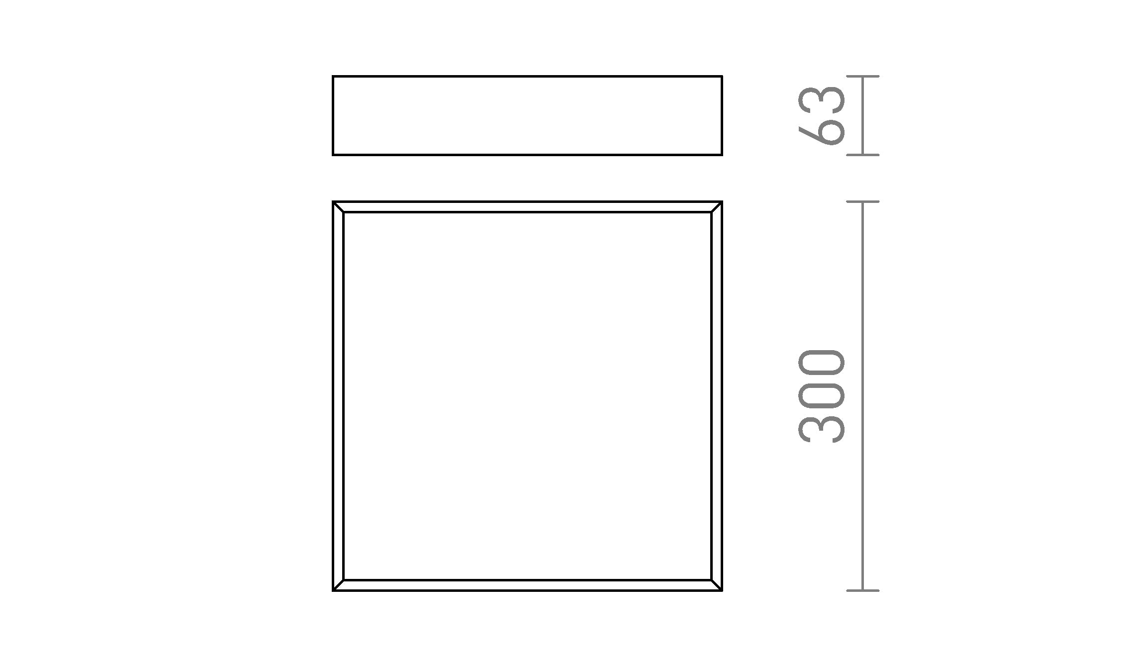 MERANO LED 30 - Schéma produktu