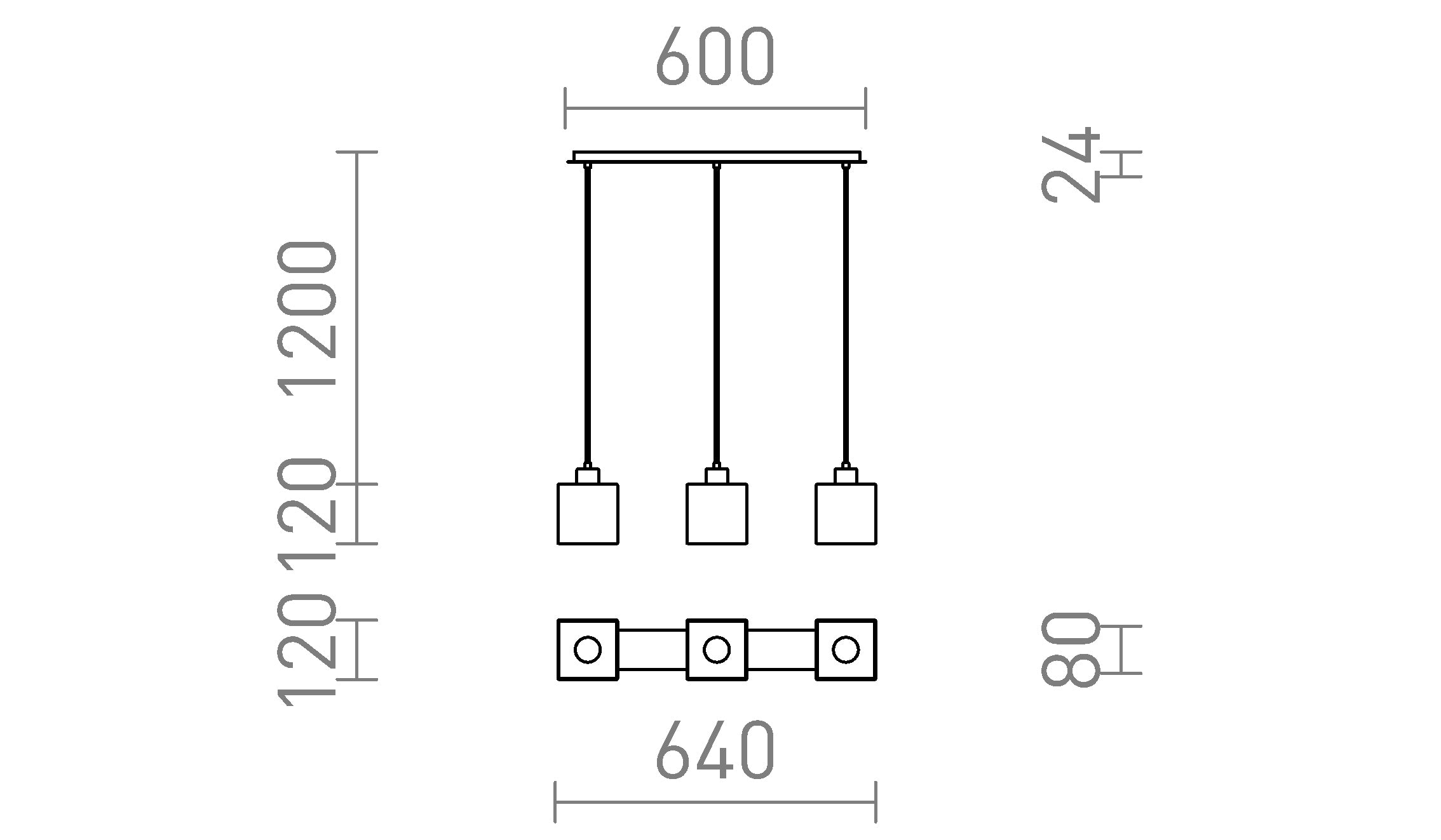 DADOS III 60 - Schéma produktu