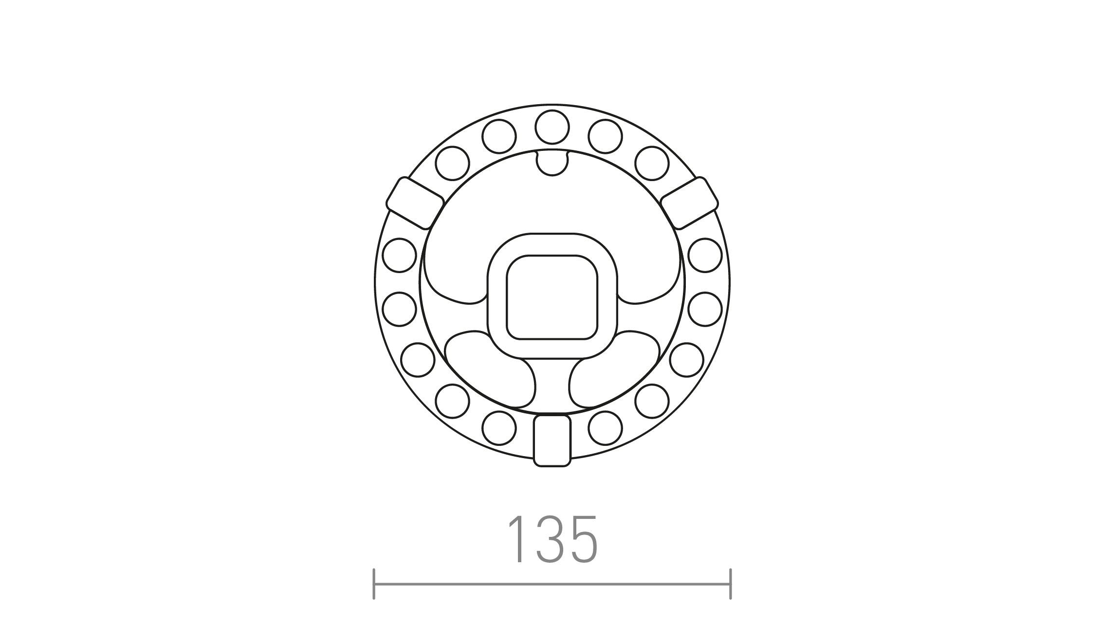 LED MODUL R 14 - Schéma produktu