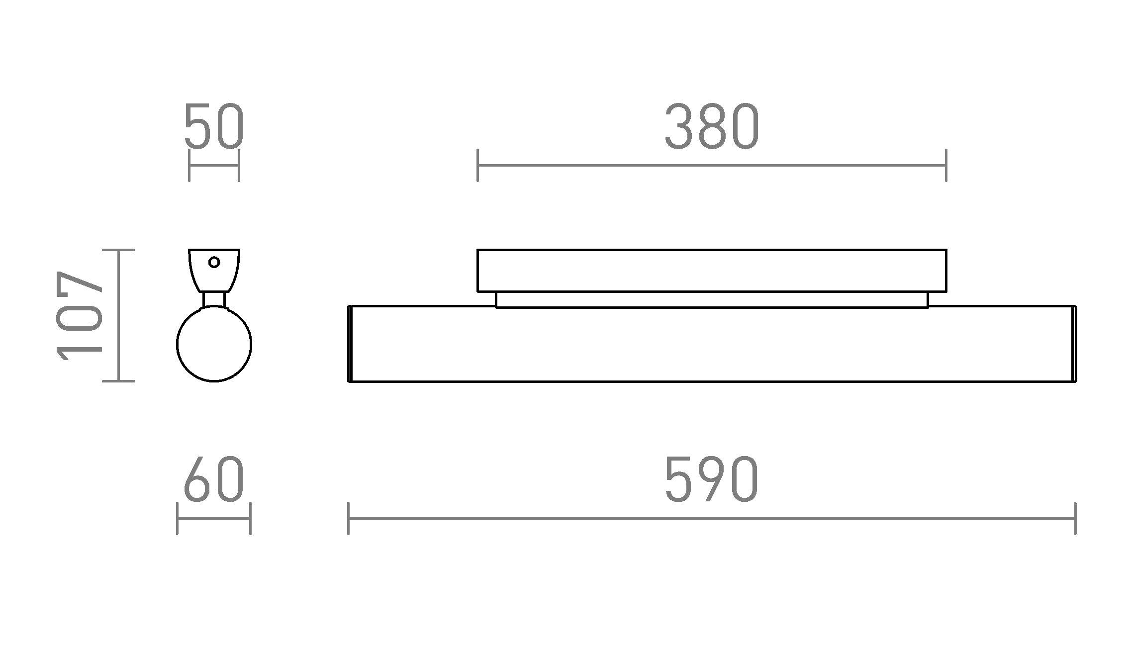 RIVIER LED 59 18W - Schéma produktu