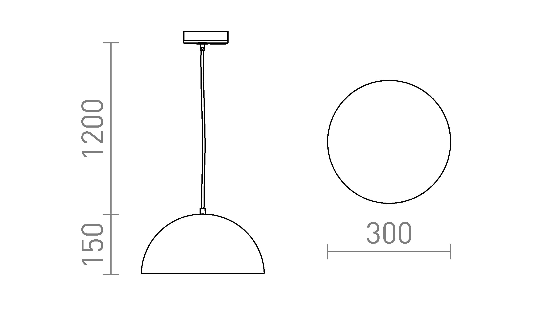 GLADYS 30 PRO 1-OKRUH. LIŠTU - Schéma produktu