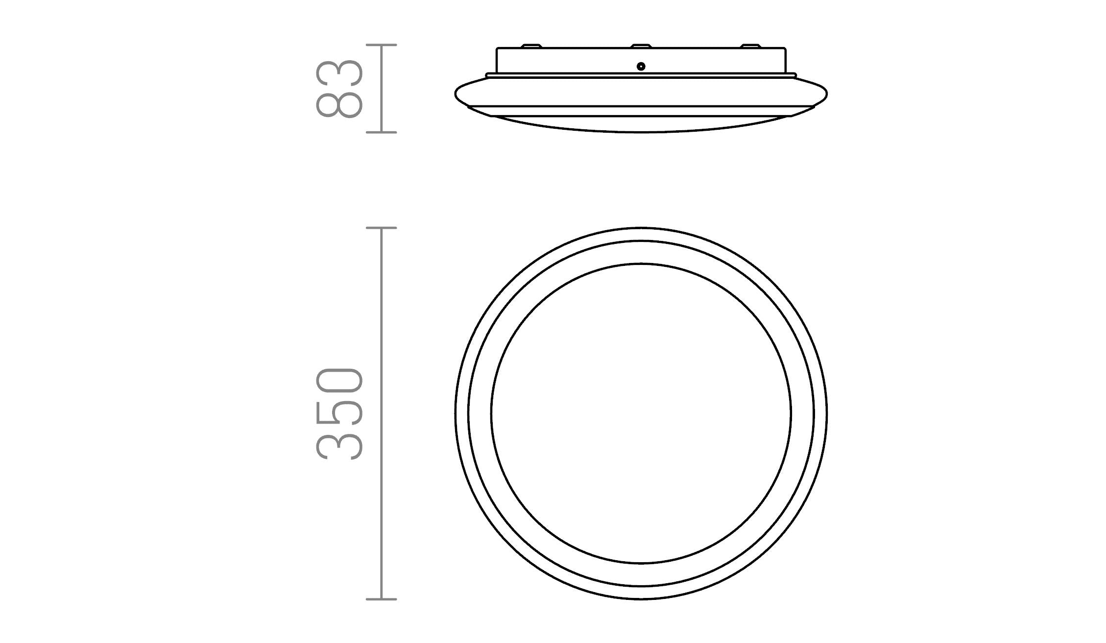 AREA LED - Schéma produktu