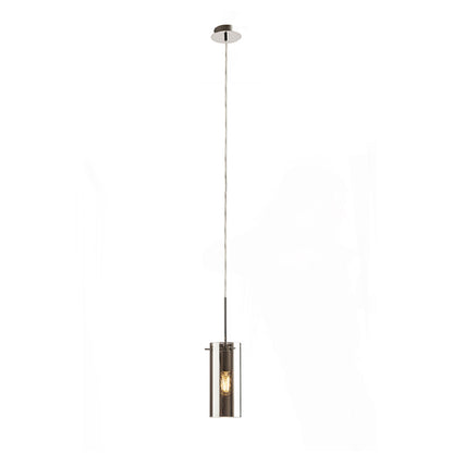 RENDL pendant lamp SANSSOUCI I pendant  chrome-tinted glass 230V LED E27 15W R10509 6