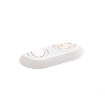 RENDL recessed light DINGO GU10 II directional  plaster 230V GU10 2x35W R12037 1