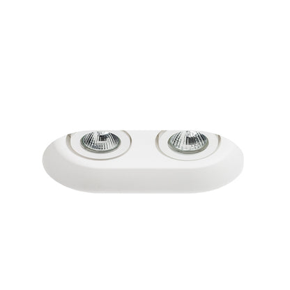 RENDL recessed light DINGO GU10 II directional  plaster 230V GU10 2x35W R12037 8