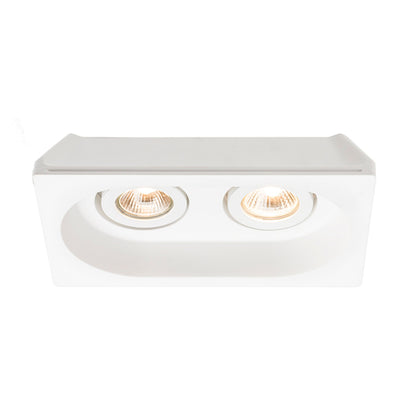 RENDL recessed light DINGO GU10 II directional  plaster 230V GU10 2x35W R12037 9