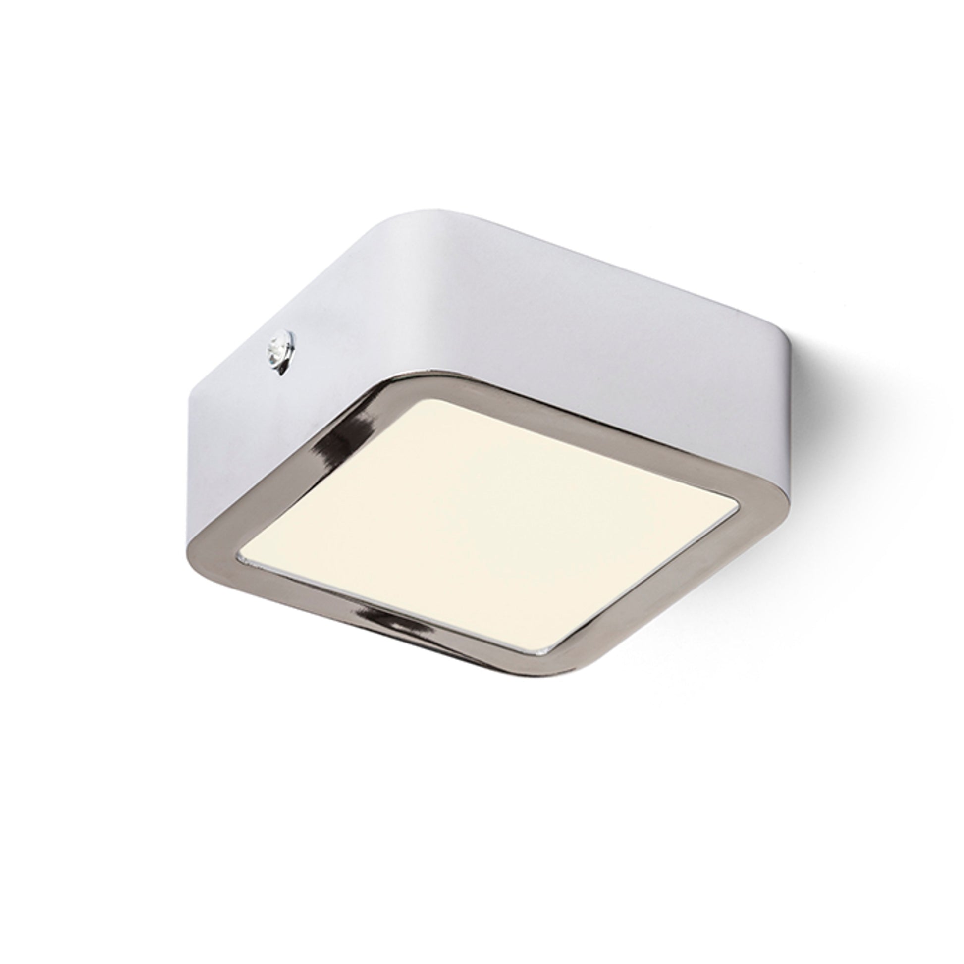 RENDL surface mounted lamp HUE SQ 9 ceiling  chrome 230V LED 6W  3000K R12807 1