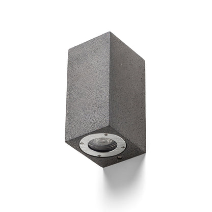 RENDL outdoor lamp KANE II wall  concrete/dark granite 230V LED GU10 2x5W IP65 R13794 2