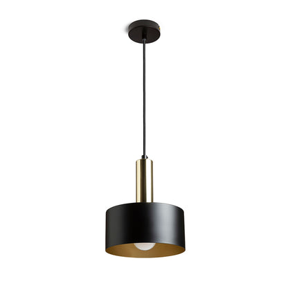 RENDL pendant lamp GIULIA 20 pendant black/gold brown brass 230V LED E27 15W R13911 2