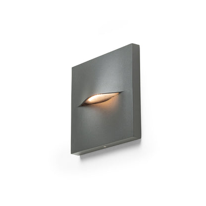 RENDL outdoor lamp BOBO SQ wall anthracite grey  230V LED 3W IP65  3000K R13935 1