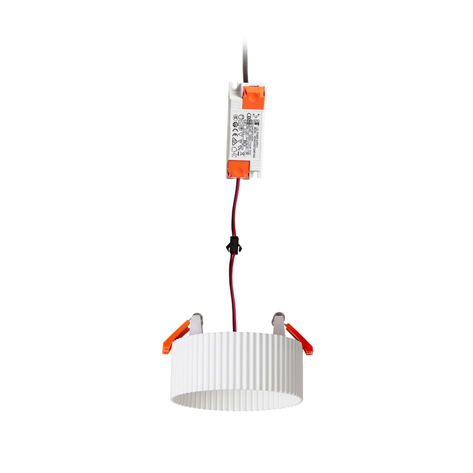 RENDL recessed light MARENGA RL1 40 recessed white Eco PLA 230V LED 6W  3000K R14005 7