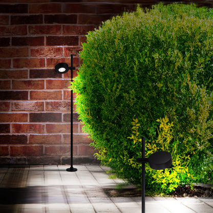 RENDL outdoor lamp KATONA bollard / on spike black 230V LED 7W 70° IP54 3000K R14196 12
