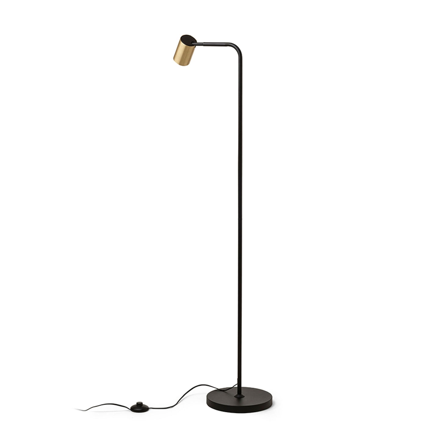 RENDL floor lamp FLYNN I floor black/brushed brass 230V LED GU10 9W R14264 2