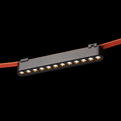 RENDL Ultra-thin track system OXANA 22 for the VEGA/WAVE system black  24= LED 12W 24°  3000K 4000K 6500K R14324 5