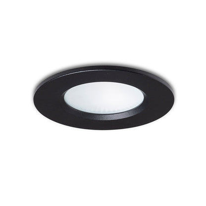 RENDL recessed light NONO DIMM recessed black 230V LED 7W IP65 3000K R14346 2